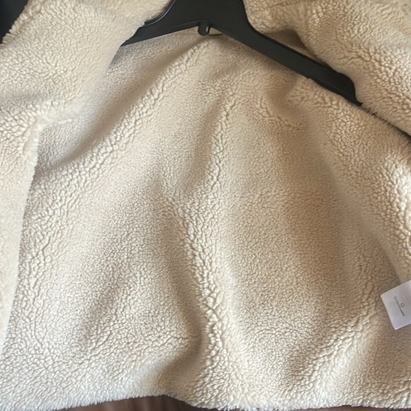 Mother Faux Fur & Vegan Leather The Trapper Keeper Jacket in Fair Weather - Picture 13 of 16